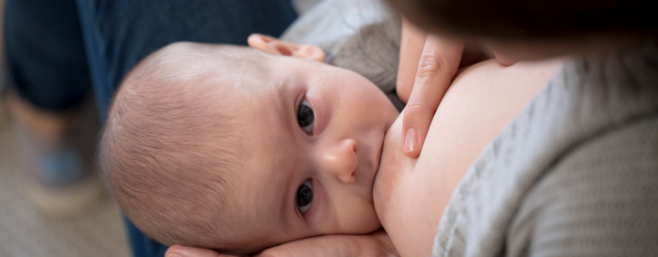 Baby breastfeeding